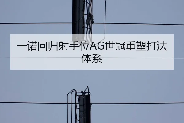 一诺回归射手位AG世冠重塑打法体系
